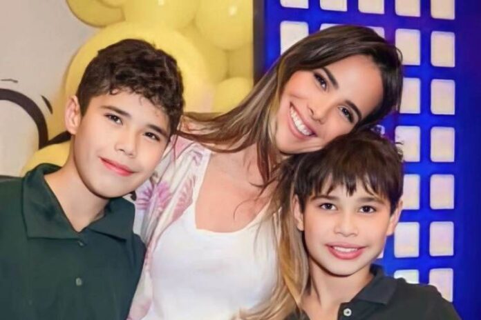 Wanessa Camargo e os filhos (Reprodução: Instagram)