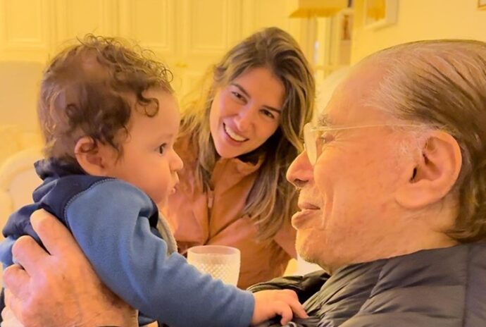 Benjamin, Rebeca Abravanel e Silvio Santos