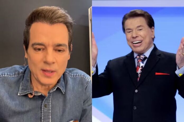 Celso Portiolli e Silvio Santos (Reprodução: Instagram/SBT)