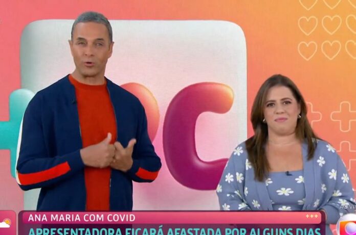 Fabrício Battaglini e Tati Machado no Mais Você