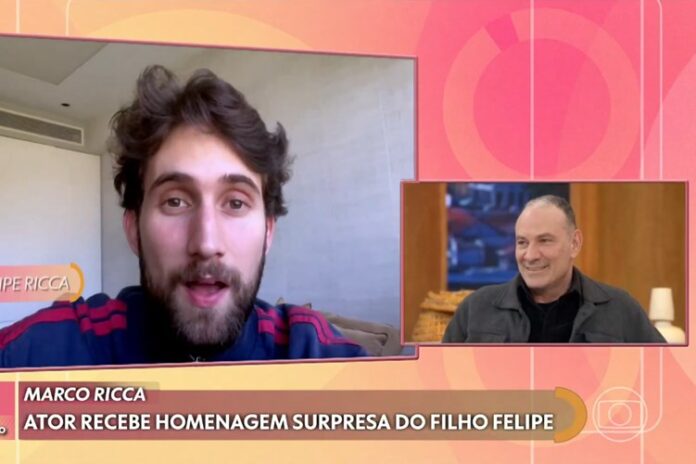 Felipe e Marco Ricca no Encontro