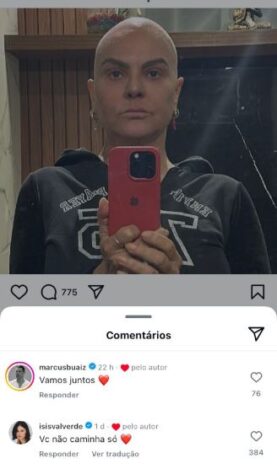 A resposta de Isis Valverde à mãe (Reprodução: Instagram)