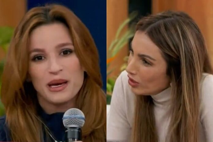 Jade Barbosa e Patrícia Poeta no Encontro