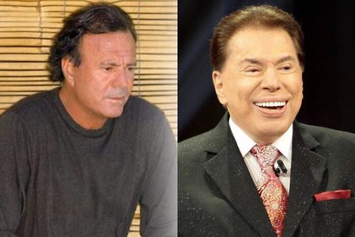 Julio Iglesias e Silvio Santos