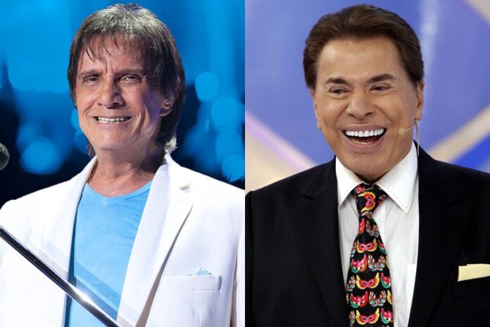 Roberto Carlos e Silvio Santos