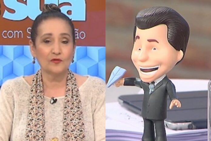 Sonia Abrão homenageando o Silvio Santos no 'A Tarde é Sua' (Reprodução: RedeTV)