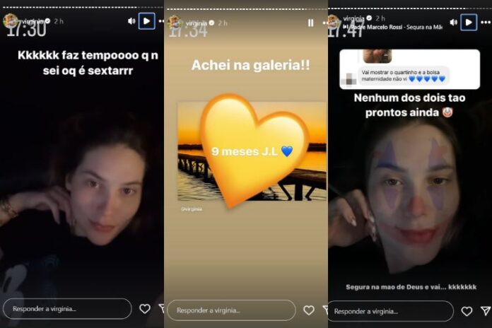 Virginia Fosneca Interagindo com os fãs nos Stories (Reprodução: Instagram)