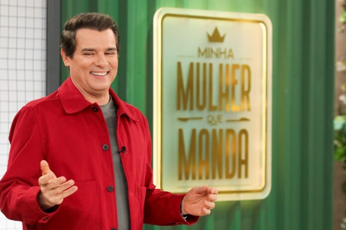 Celso Portiolli comanda o Minha Mulher Que Manda no Domingo Legal