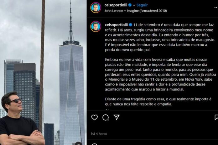 Confira o desabafo do apresentador Celso Portiolli (Reprodução: Instagram)