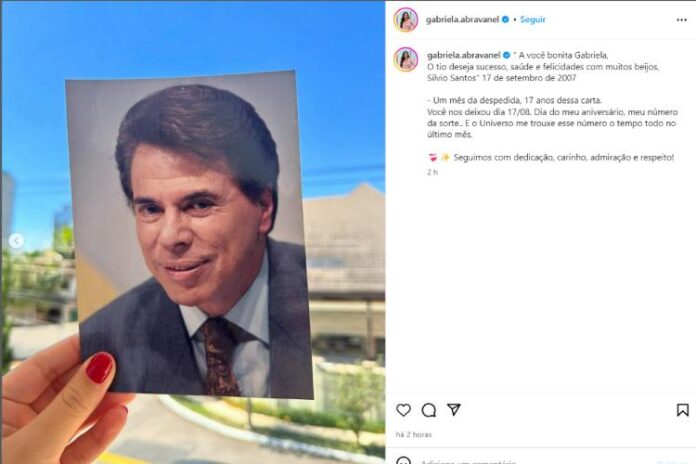 Gabriela Abravanel e Silvio Santos (Reprodução: Instagram)