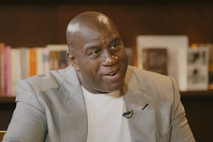 Magic Johnson no Fantástico - Foto: TV Globo