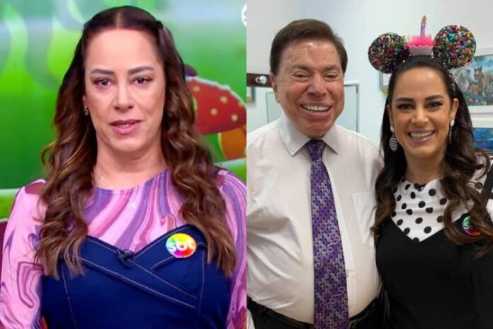 Silvia Abravanel falando sobre Silvio Santos em sua volta no 'Sábado Animado' (Reprodução: SBT/Instagram)