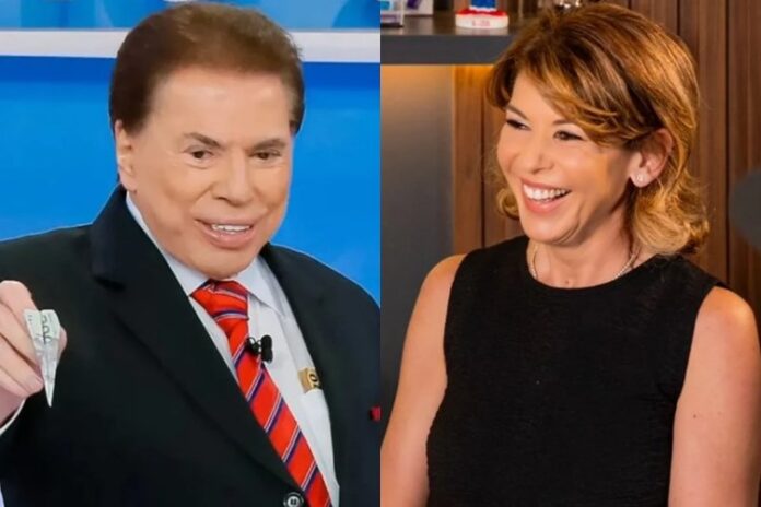 Silvio Santos e Daniela Beyruti