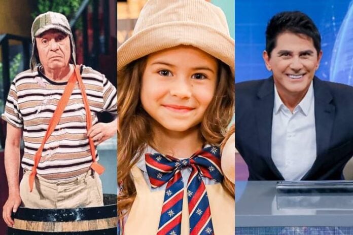 Chaves, A Caverna Encanta e SBT Brasil com César Filho