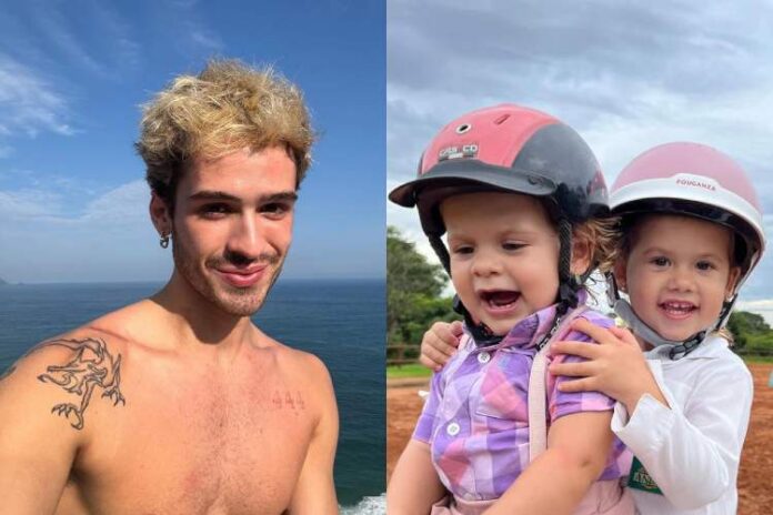 João Guilherme, Maria Alice, e Maria Flor (Reprodução: Instagram)