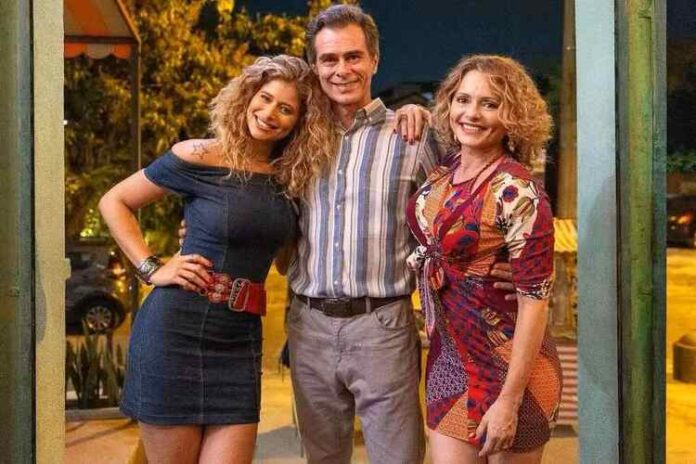 Isadora Cruz, João Vitti e Rita Guedes em Volta por Cima