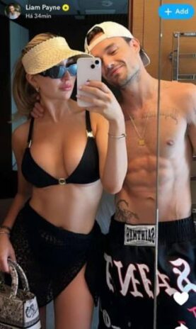 Liam Payne teria compartilhado essa foto com a namorada antes da fatalidade (Reprodução: Instagram)