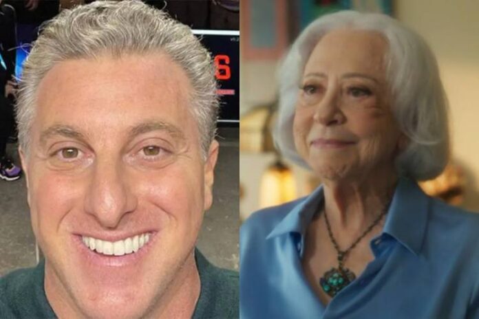 Luciano Huck e Fernanda Montenegro (Reprodução: Instagram/TV Globo/Montagem ÁreaVip)