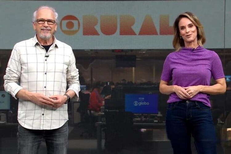 Nelson Araújo e Helen Martins apresentam Globo Rural