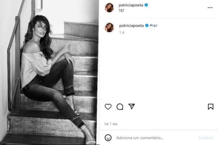 Patrícia Poeta relembrando um ensaio marcante (Reprodução: Instagram)