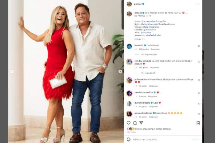 Poliana Rocha e Leonardo (Reprodução: Instagram)