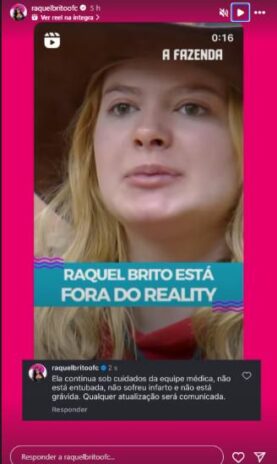 Post da equipe de Raquel Brito (Reprodução: Instagram)