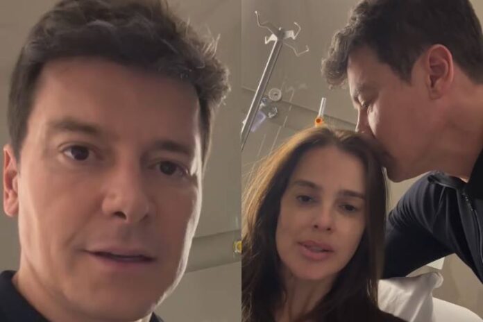 Rodrigo Faro e Vera Viel no vídeo (Reprodução: Instagram)