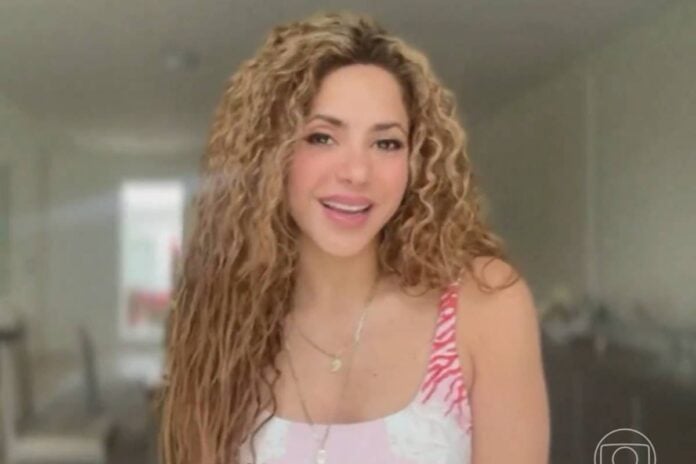 Shakira no Domingão - Foto: TV Globo