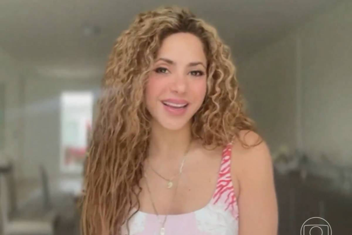 Shakira no Domingão - Foto: TV Globo