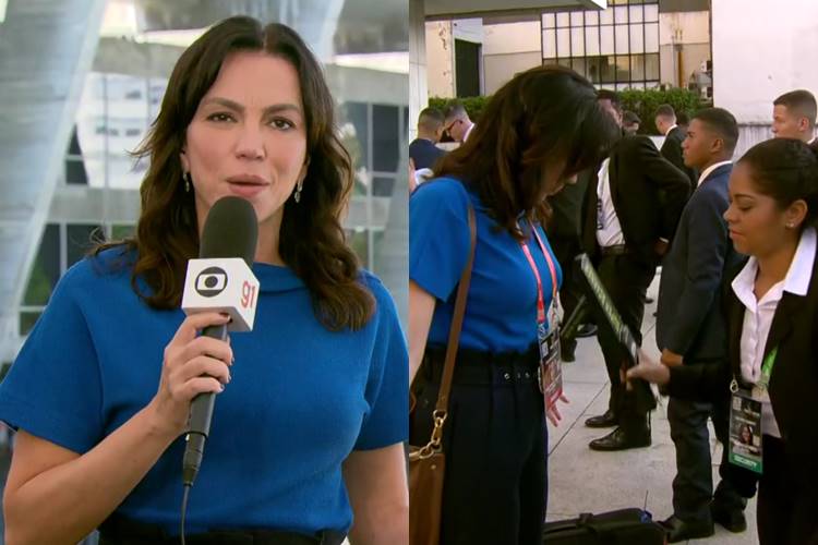 Ana Paula Araújo no Bom Dia Brasil. (Foto: reprodução/Globo)