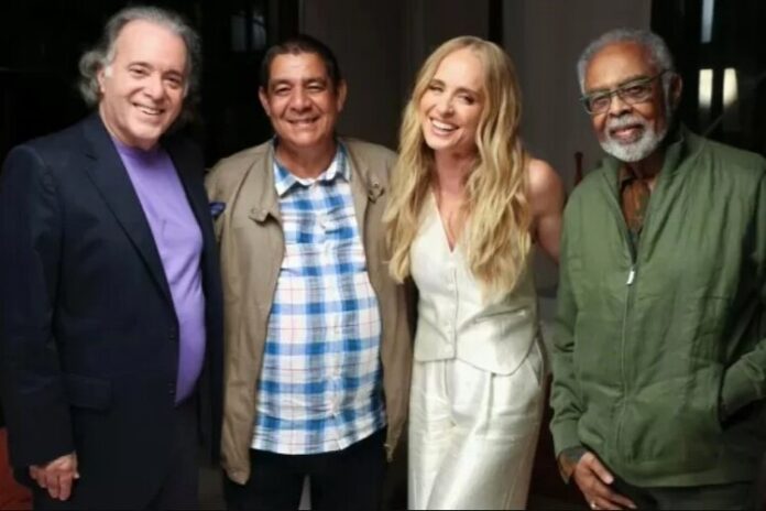 Tony Ramos, Zeca Pagodinho, Angélica e Gilberto Gil