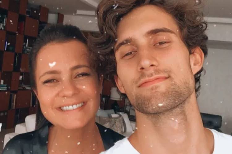 Adriana Esteves e Felipe Ricca. (Foto: reprodução/Instagram)