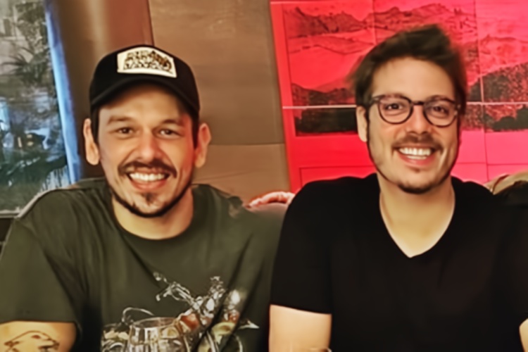 João Vicente de Castro e Fabio Porchat. (Foto: reprodução/Instagram)