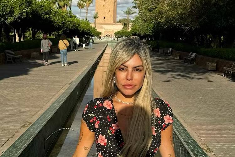 Liziane Gutierrez em foto no Marrocos. (Foto: reprodução/Instagram)