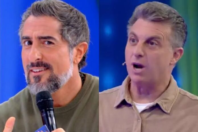 Luciano Huck e Marcos Mion - TV Globo 