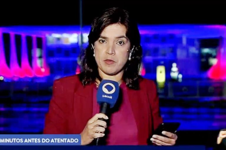 Repórter da TV Brasil chegou a interagir com extremista antes de atentado em Brasília