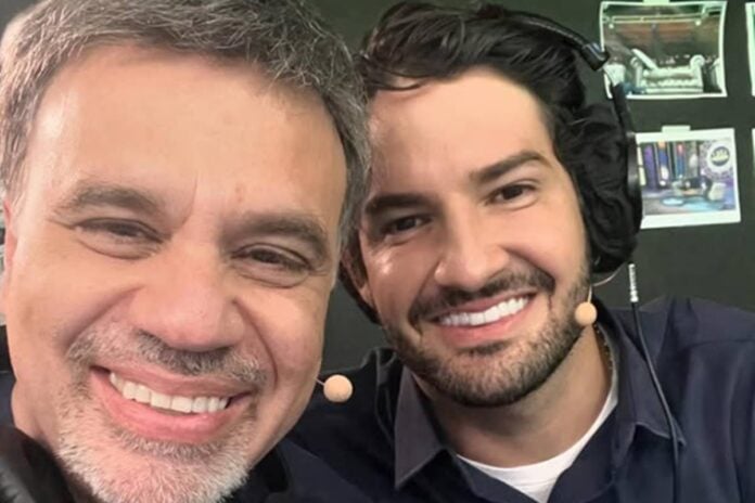 Mauro Beting e Alexandre Pato