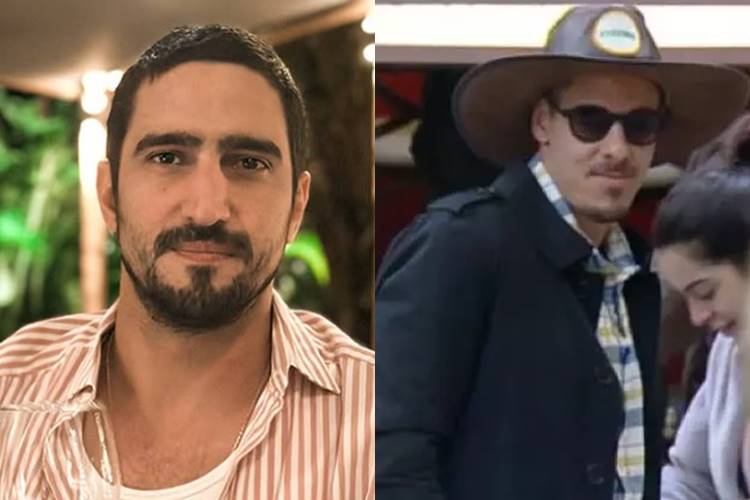 Renato Góes e Sacha em A Fazenda. (Foto: reprodução/Instagram/Record)