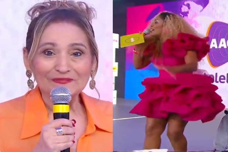 Cariúcha interrompe Sonia Abrão durante o Teleton e público reage: ‘Não gostei’