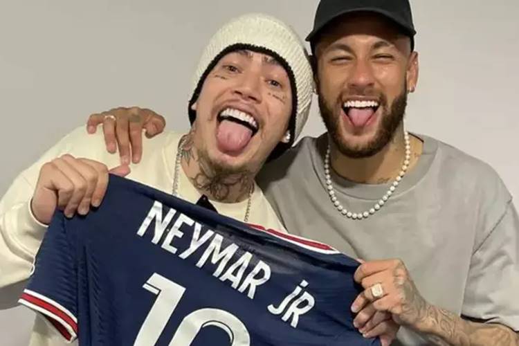 Whindersson Nunes e Neymar Jr. (Foto: reprodução/X)