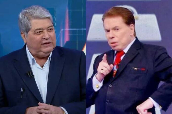 Datena falando de Silvio Santos, que completaria 94 anos (Reprodução: SBT)