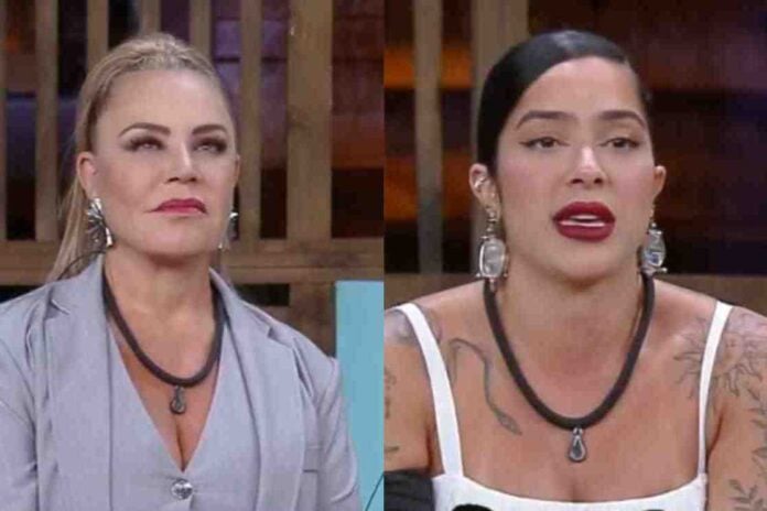 Flor e Luana em A Fazenda 16 (Montagem/Área VIP/Record)