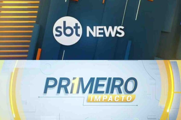 Logos do SBT News e do Primeiro Impacto (Montagem/Área VIP/SBT)