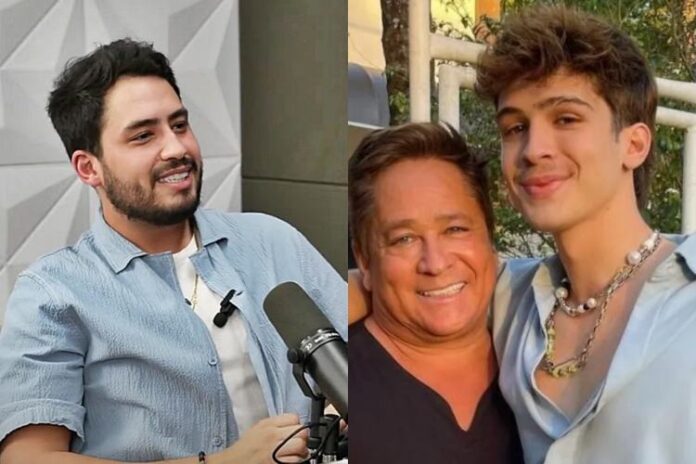 Matheus Vargas, João Guilherme e Leonardo (Reprodução: Youtube/Instagram)