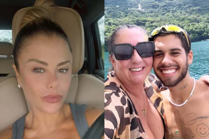 Poliana Rocha, Margareth Serrão e Zé Felipe (Reprodução: Instagram)