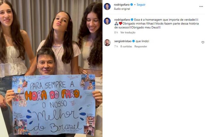 Postagem de Rodrigo Faro. (Foto: reprodução/Instagram)