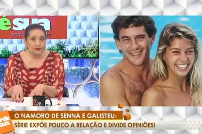 Sonia Abrão, Ayrton Senna e Adriane Galisteu