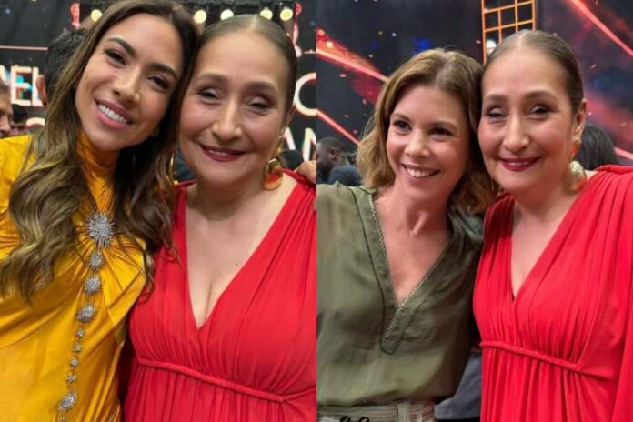 Sonia Abrão, Patrícia Abravanel e Daniela Beyruti nos bastidores do 'Melhores do Ano' (Reprodução: Instagram)