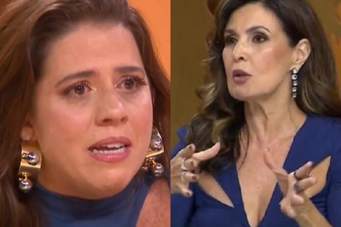 Tati Machado e Fátima Bernardes. (Foto: reprodução/GNT)