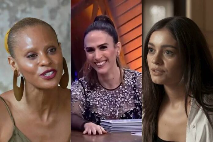 Aline Wirley, Tatá Werneck e Sophie Charlotte. (Foto: reprodução/Globo)